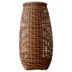 Japanese Bamboo Ikebana Basket