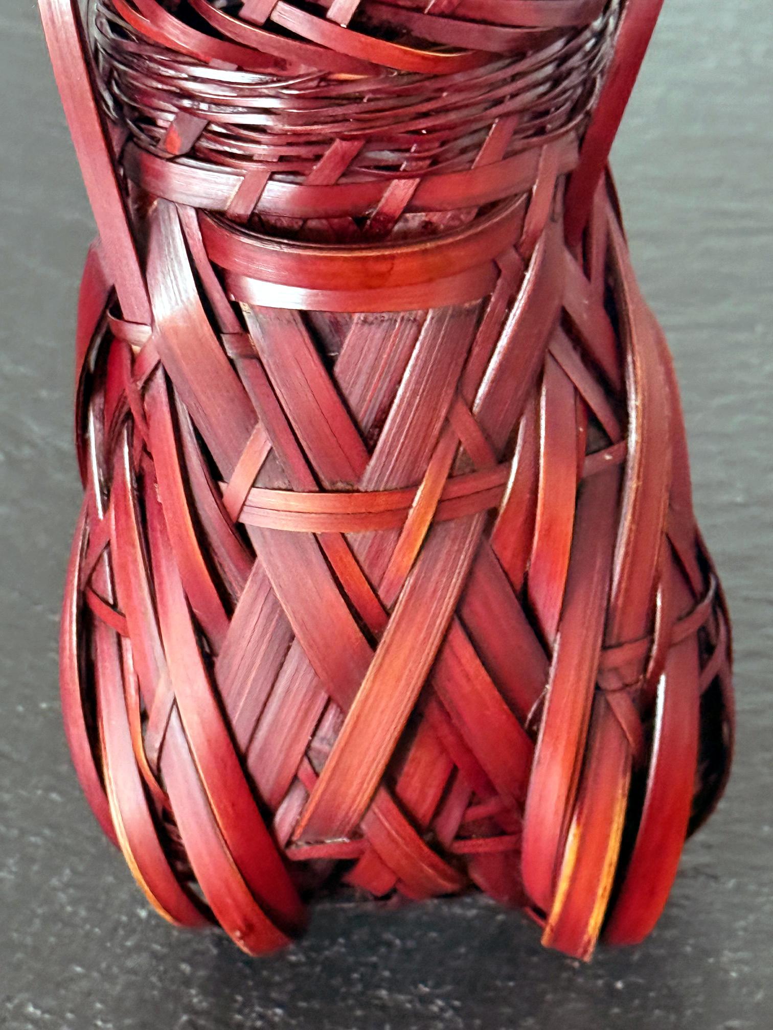 Panier suspendu en bambou Ikebana par Yufu Shohaku en vente 1