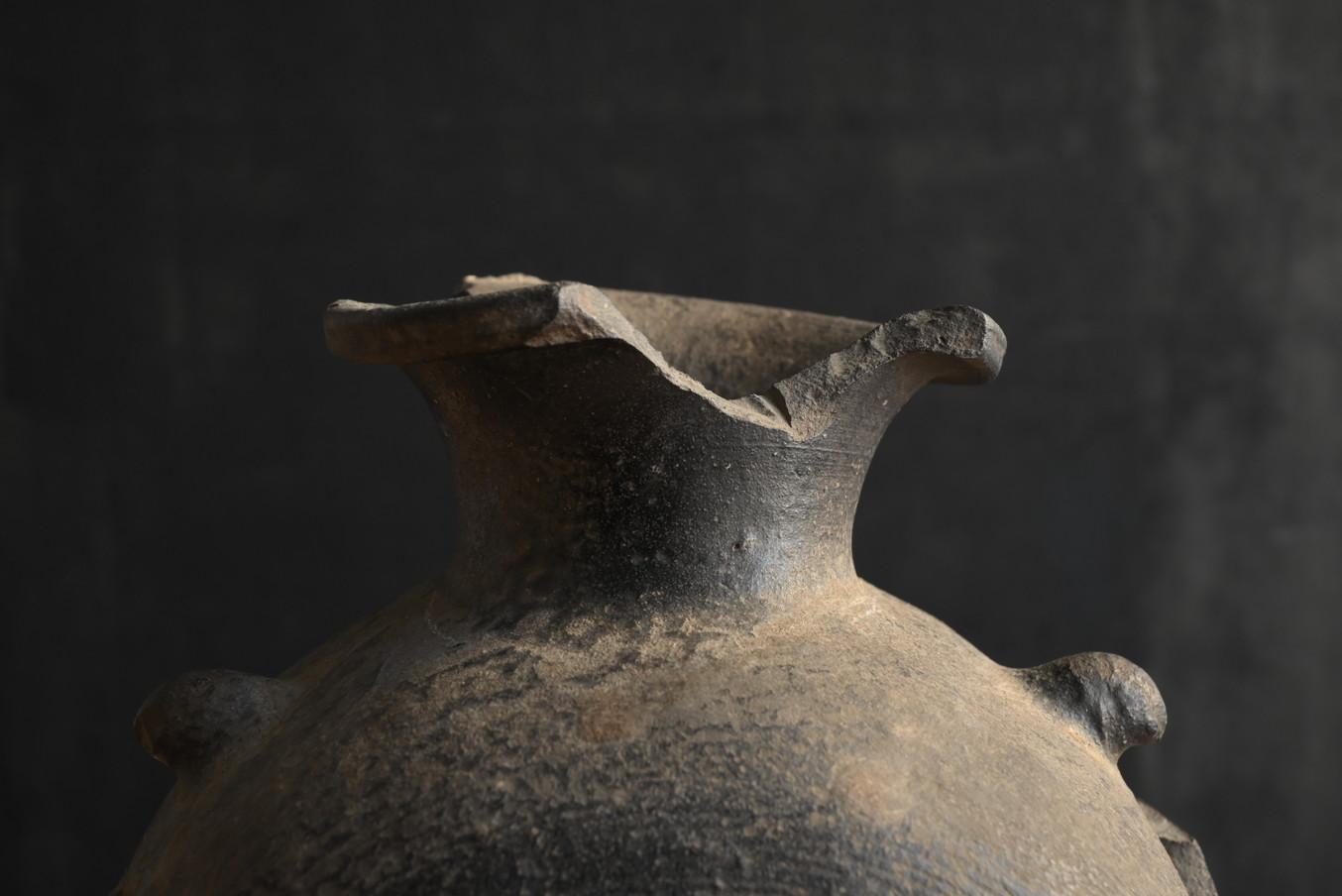 Schöne antike japanische Keramik/Sue-Keramik/Auchkeramik/Um das 9. Jahrhundert/Excavated Vase im Angebot 2