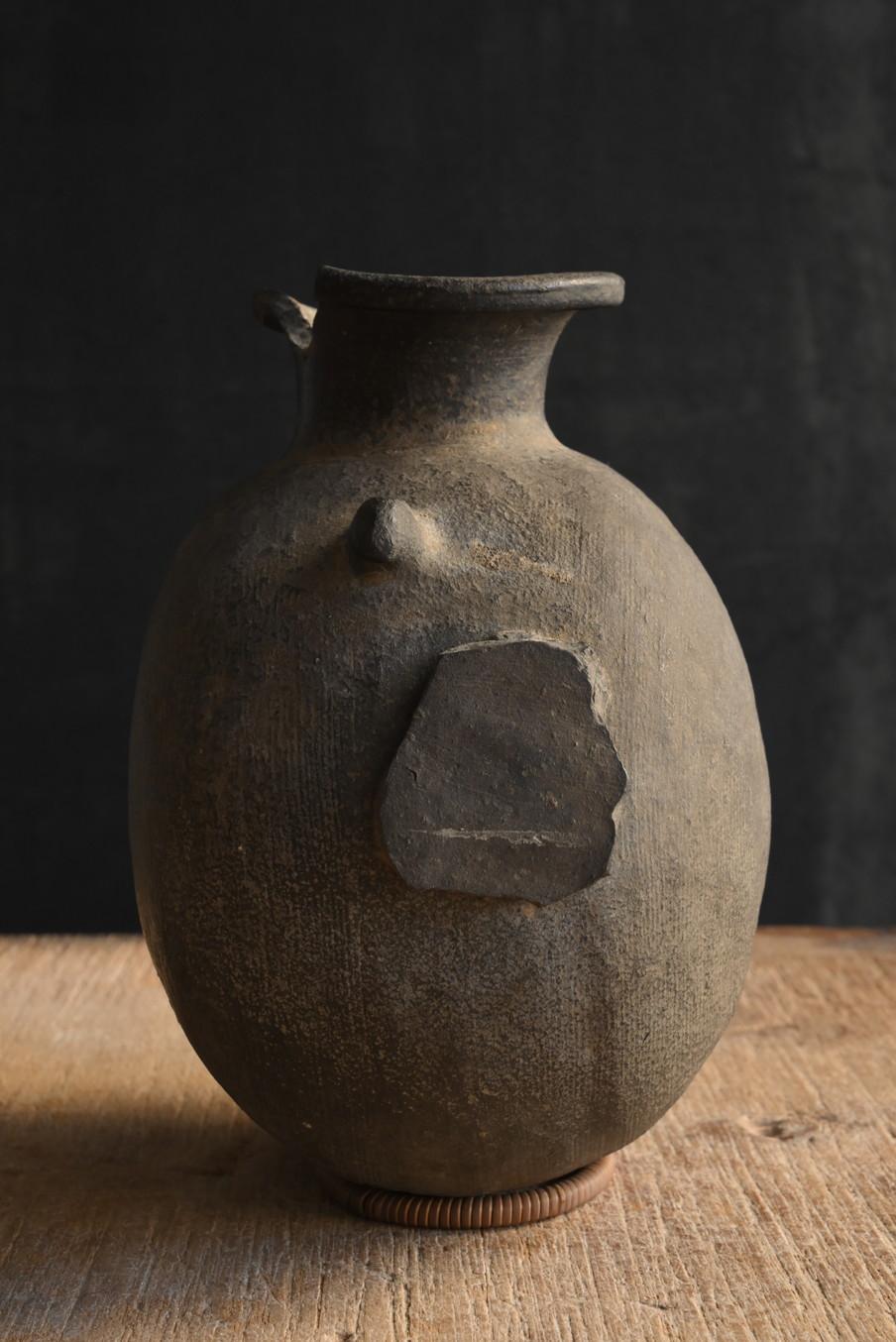 Schöne antike japanische Keramik/Sue-Keramik/Auchkeramik/Um das 9. Jahrhundert/Excavated Vase (Töpferwaren) im Angebot