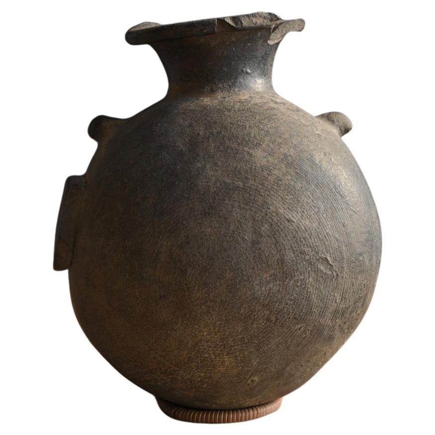 Schöne antike japanische Keramik/Sue-Keramik/Auchkeramik/Um das 9. Jahrhundert/Excavated Vase