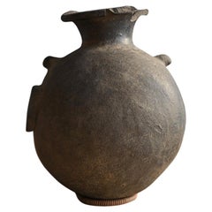 Japanese Beautiful Vintage Pottery/Sue Pottery/Around 9th Century/Excavated Vase