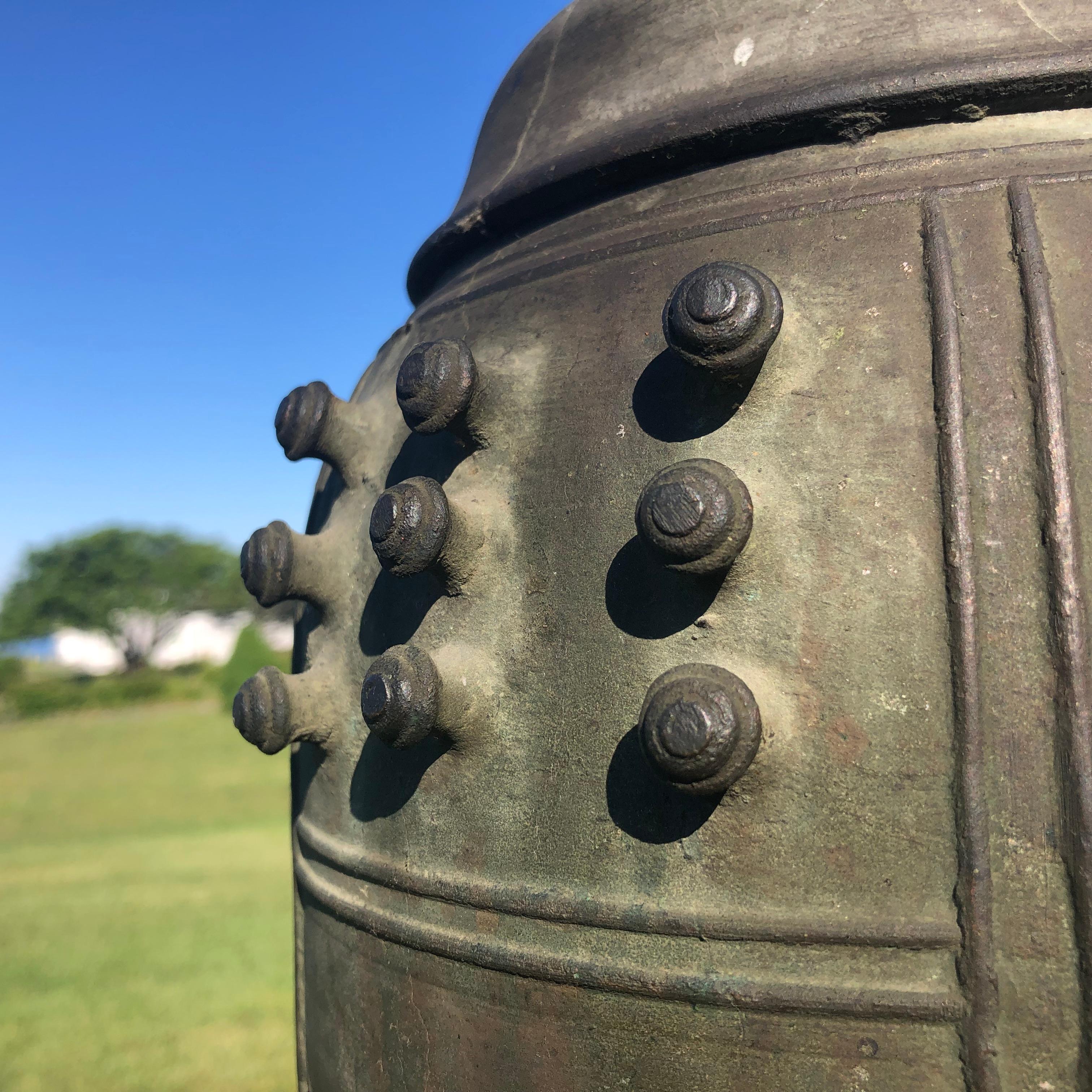 Japanese Big Antique Bronze Bell 1