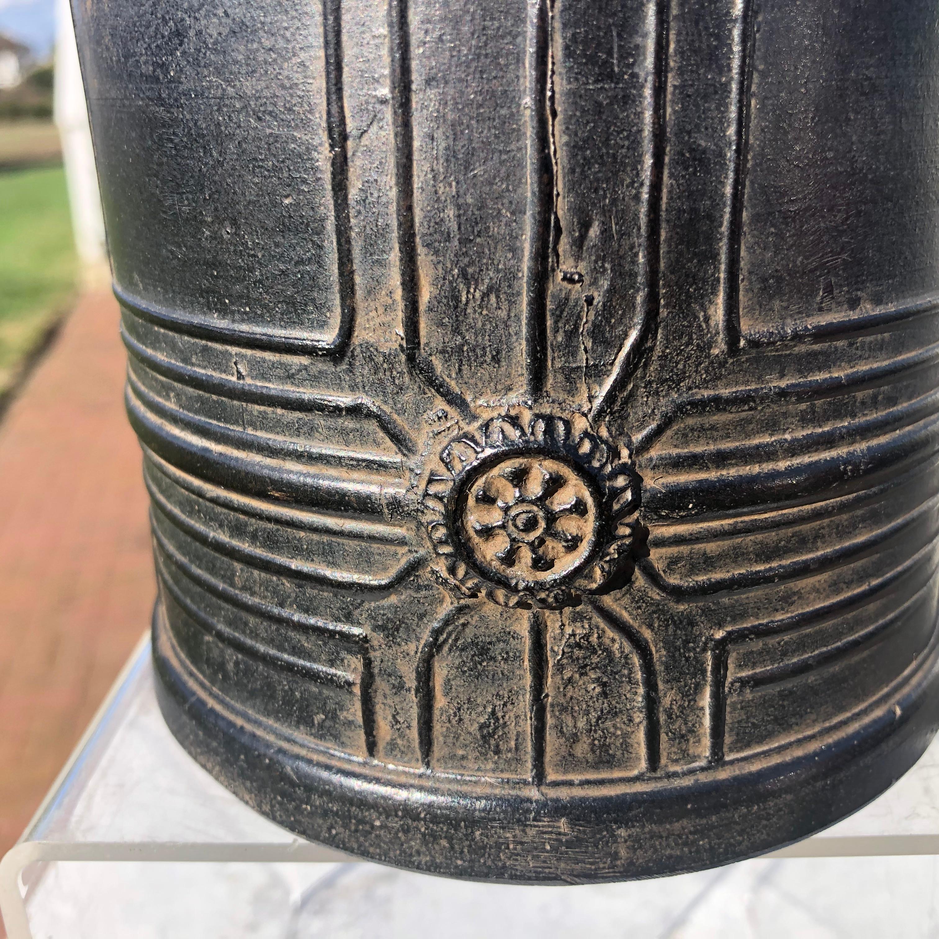 Japanese Big Antique Bronze Bell with Bold Sound 2