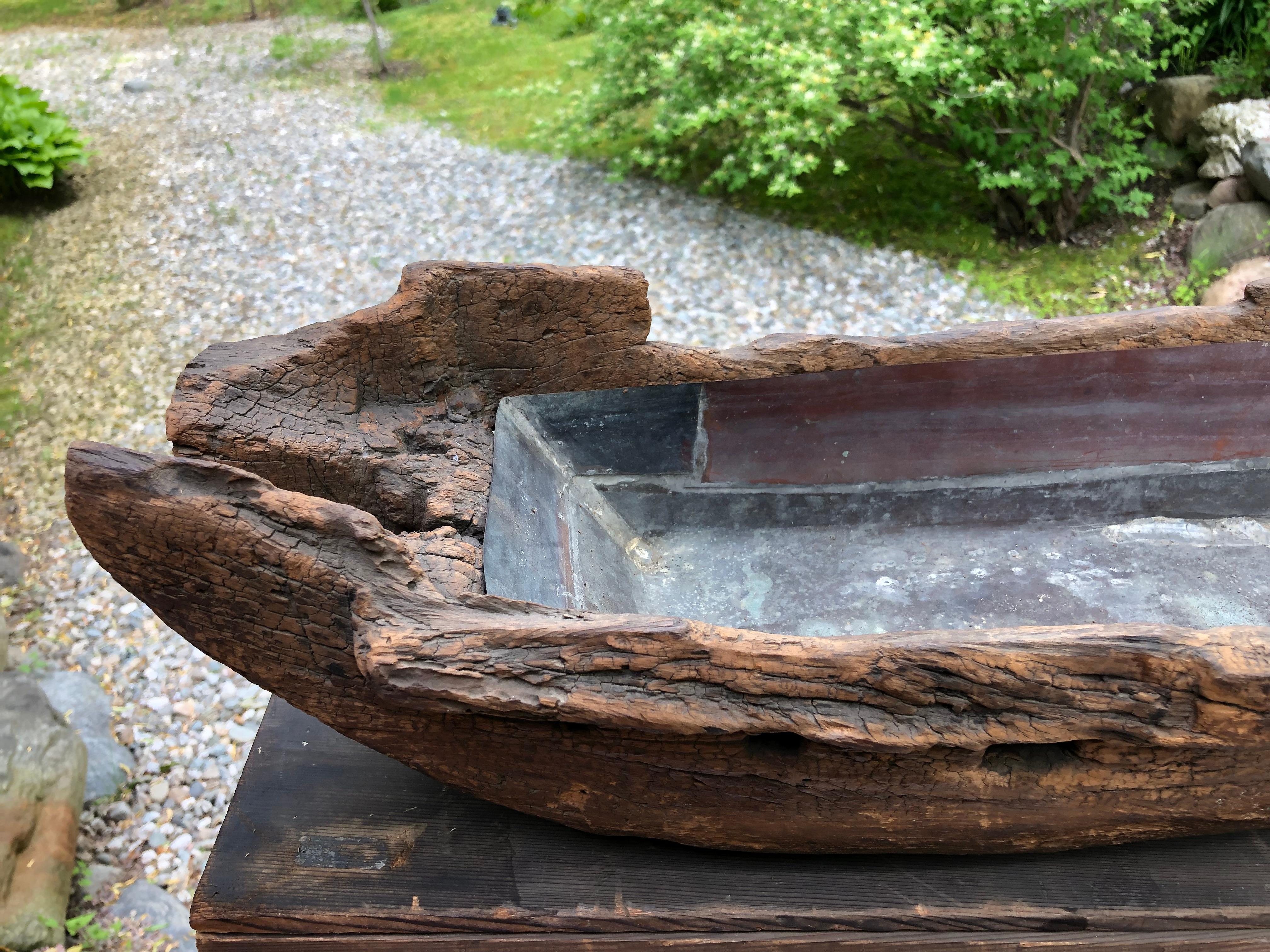 Japanese Big Antique Hand Carved Ikenobu Boat 19th Century, Boxed Hard to Find 6