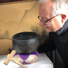 Japanese Big Antique Meditation Bell, Beautiful Serene Sound