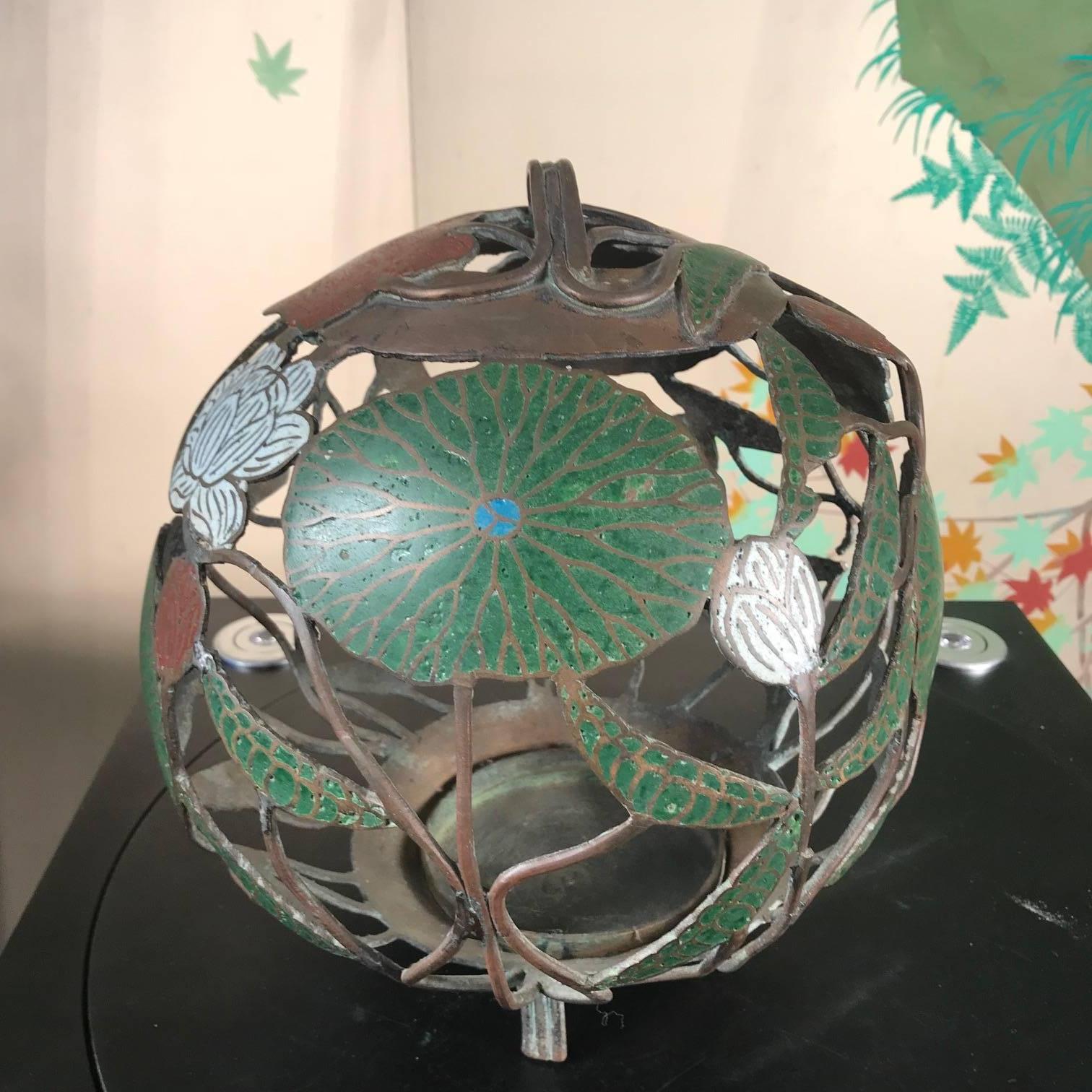 20th Century Japanese Big Bold Antique Lantern 