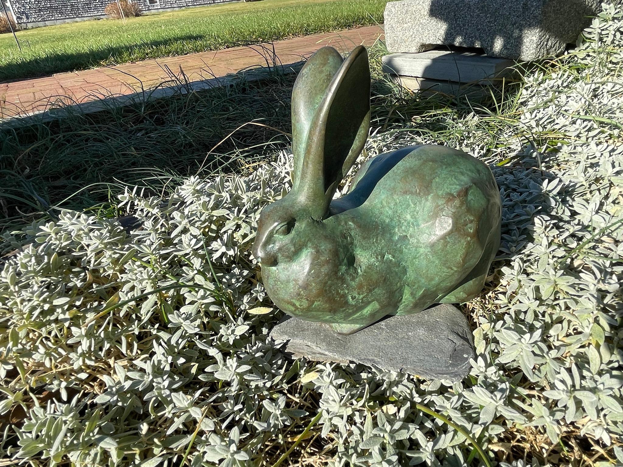Japanese Big Garden Rabbit by Famous Artist Sotaro In Good Condition In South Burlington, VT