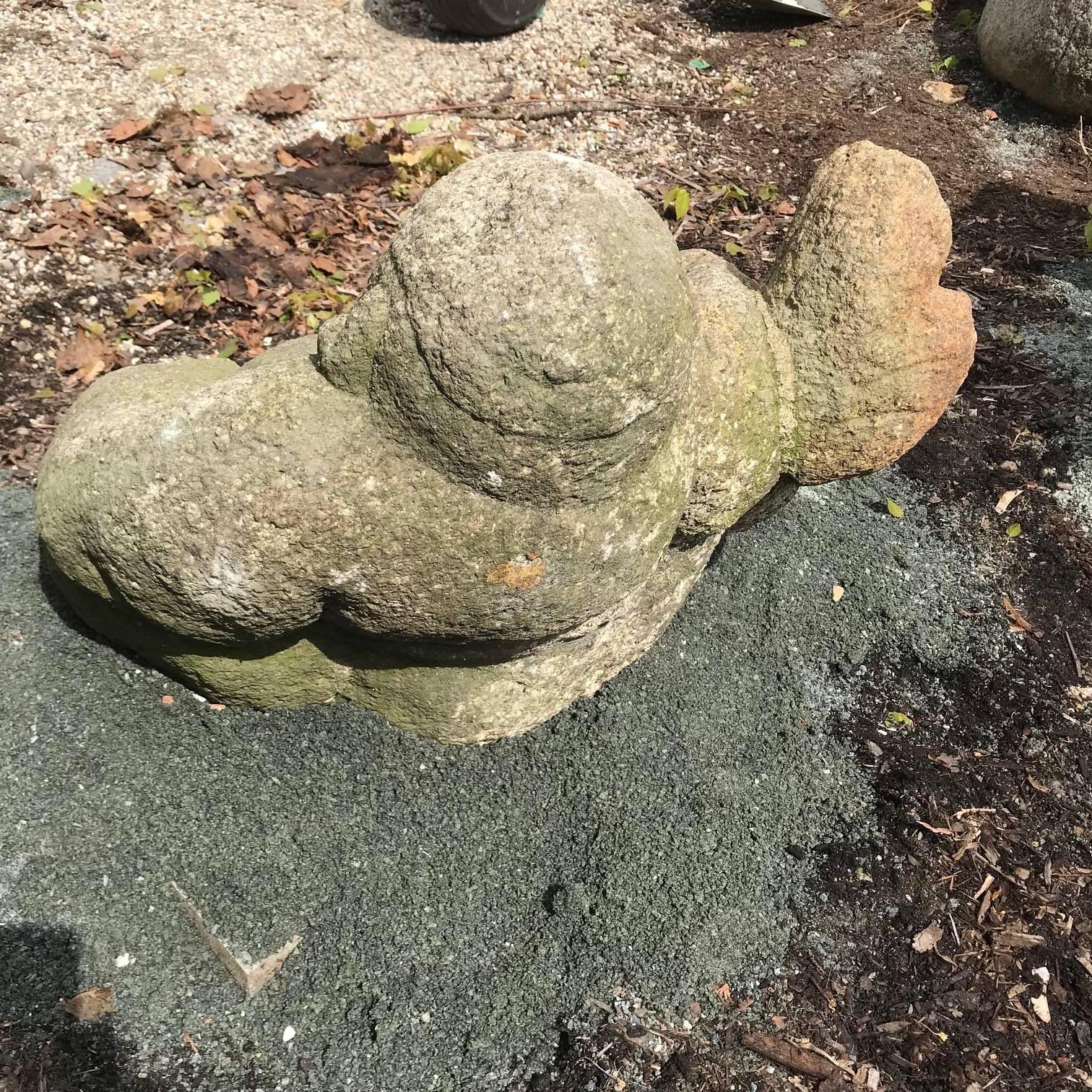Japanese Old Garden Stone Prosperity God 5