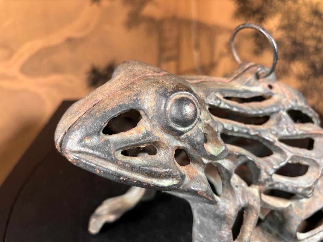 Fait main Lanterne d'éclairage japonaise Big Old Frog