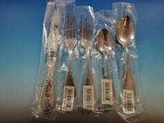 Japanese Bird Audubon by Ricci Stainless Flatware Set for 8 Service 40 Pieces