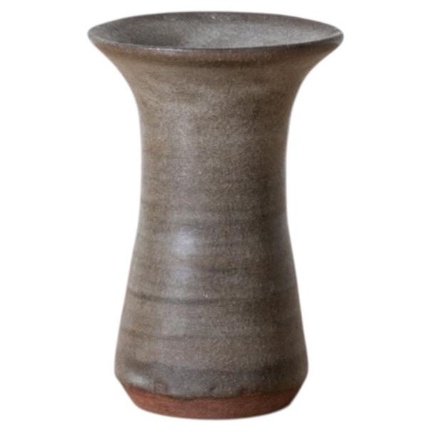 Japanese Bizen-Style Stoneware Vase
