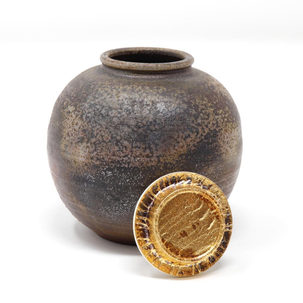 Japanese Bizen ware bunrin chaire by Toho Kimura For Sale 3