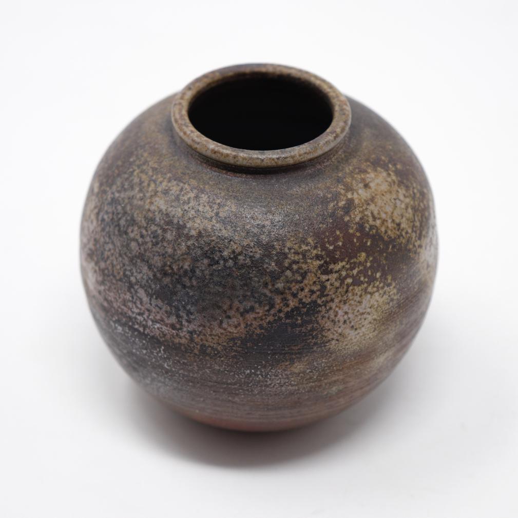 Japanese Bizen ware bunrin chaire by Toho Kimura For Sale 4