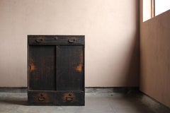 Japanese BK Tansu 1920-1940 / Showa Period / Cabinet Sideboard Wabi sabi