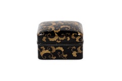 Japanese black and gold foliage kobako
