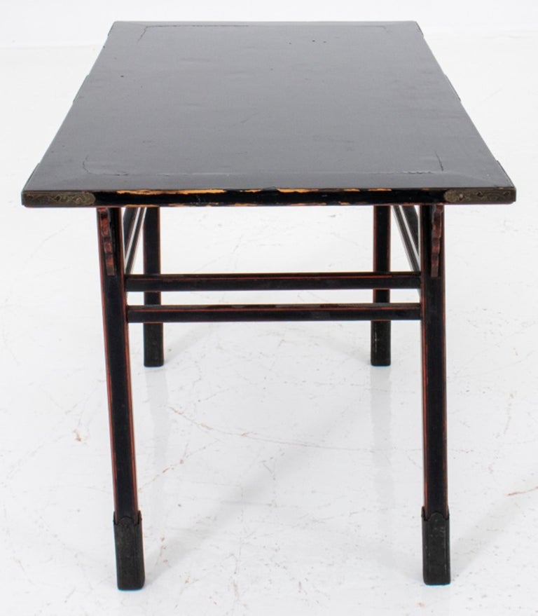 Japanese Black Lacquer Alter Table, 19th Century For Sale at 1stDibs