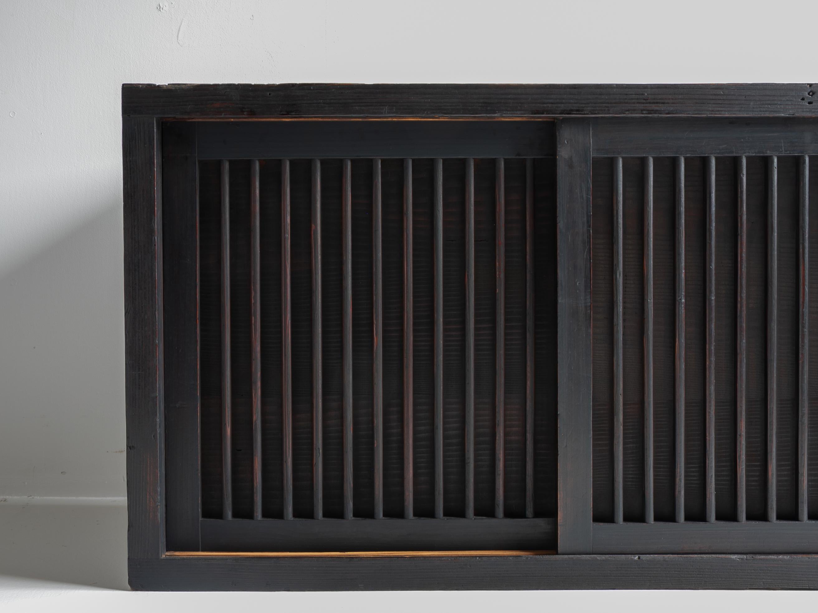 Japanese small Black Tansu 1920-1940 / Showa Period/Cabinet Sideboard Wabisabi / For Sale 7