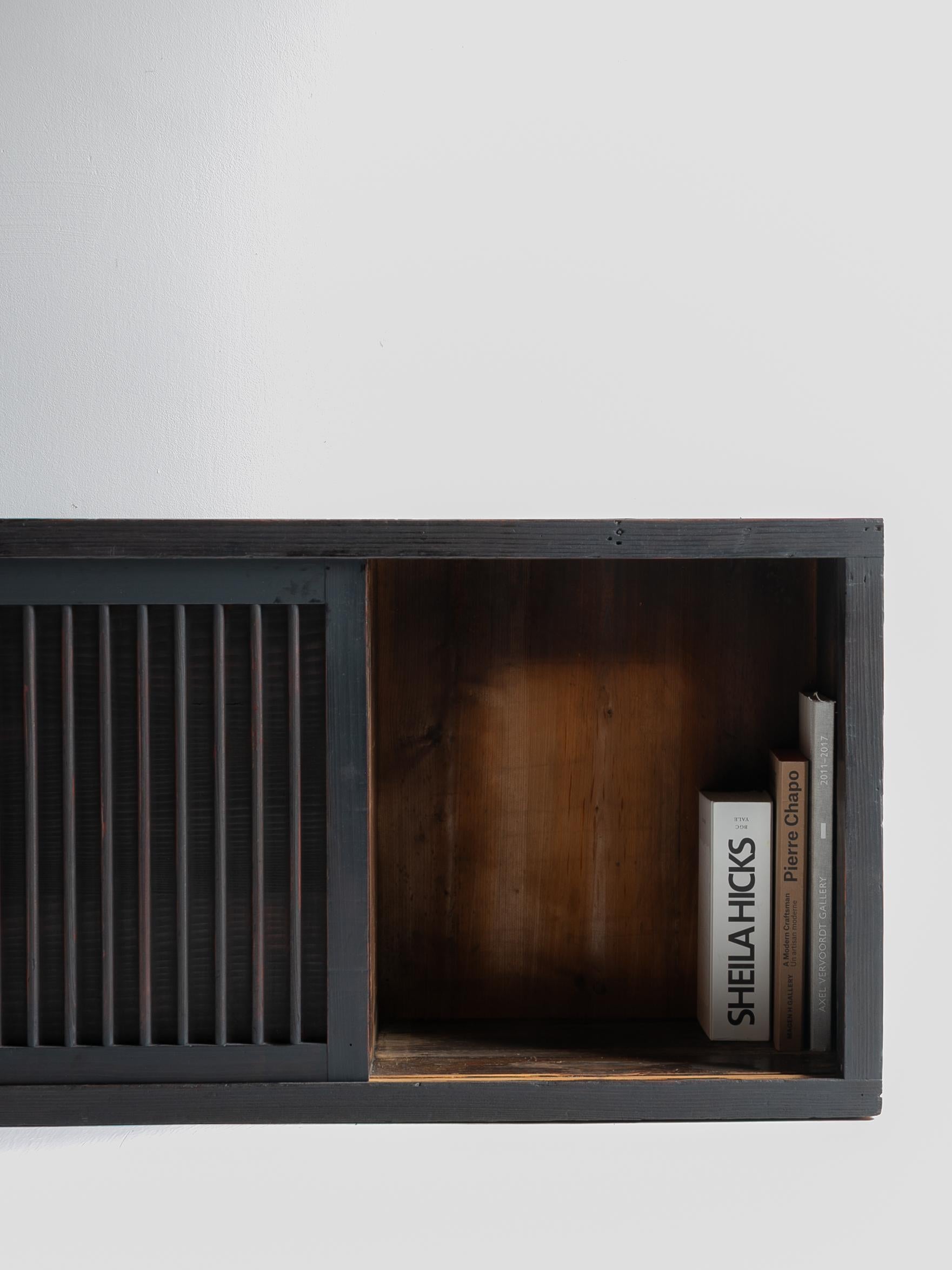 Woodwork Japanese small Black Tansu 1920-1940 / Showa Period/Cabinet Sideboard Wabisabi / For Sale