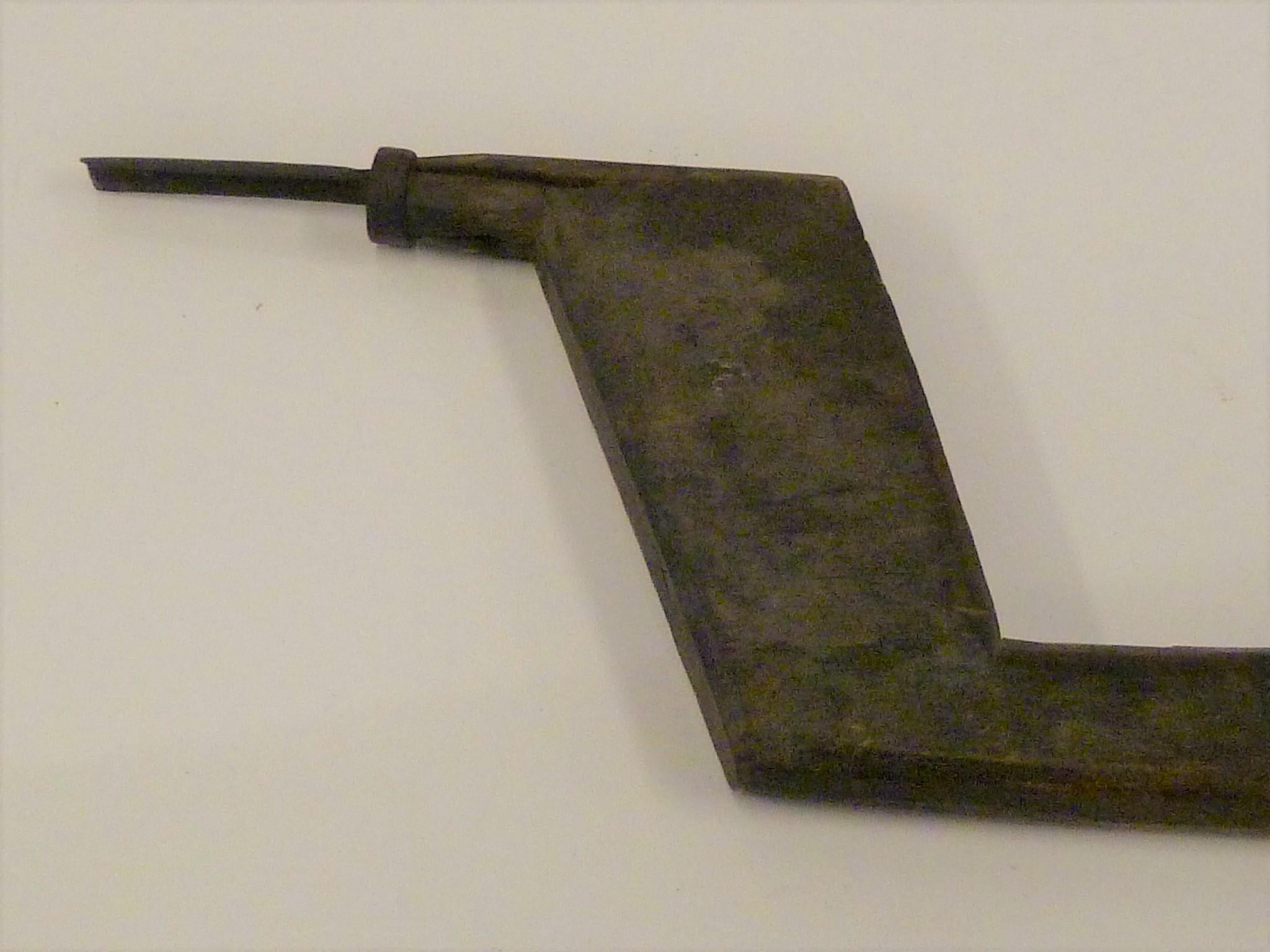 Japanese Blacksmith Tongs and Woodcarver Brace Drill, Early 20th Century For Sale 2