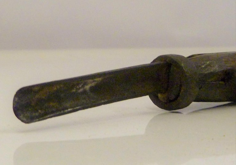 Japanese Blacksmith Tongs and Woodcarver Brace Drill, Early 20th