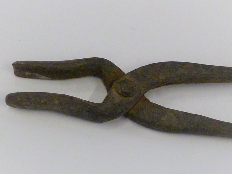 Japanese Blacksmith Tongs and Woodcarver Brace Drill, Early 20th