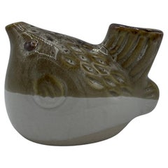 Japanische BlowFish Porzellan Sake Flasche Tokkuri 2000s