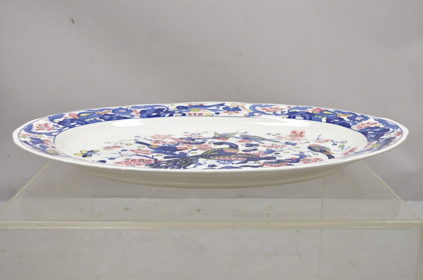 Japanese Blue and White ceramic Porcelain bird scene 18