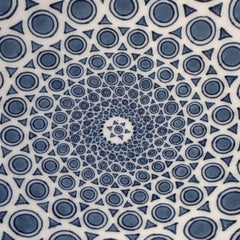 Chargeur japonais en porcelaine bleu blanc de Masterly, 2