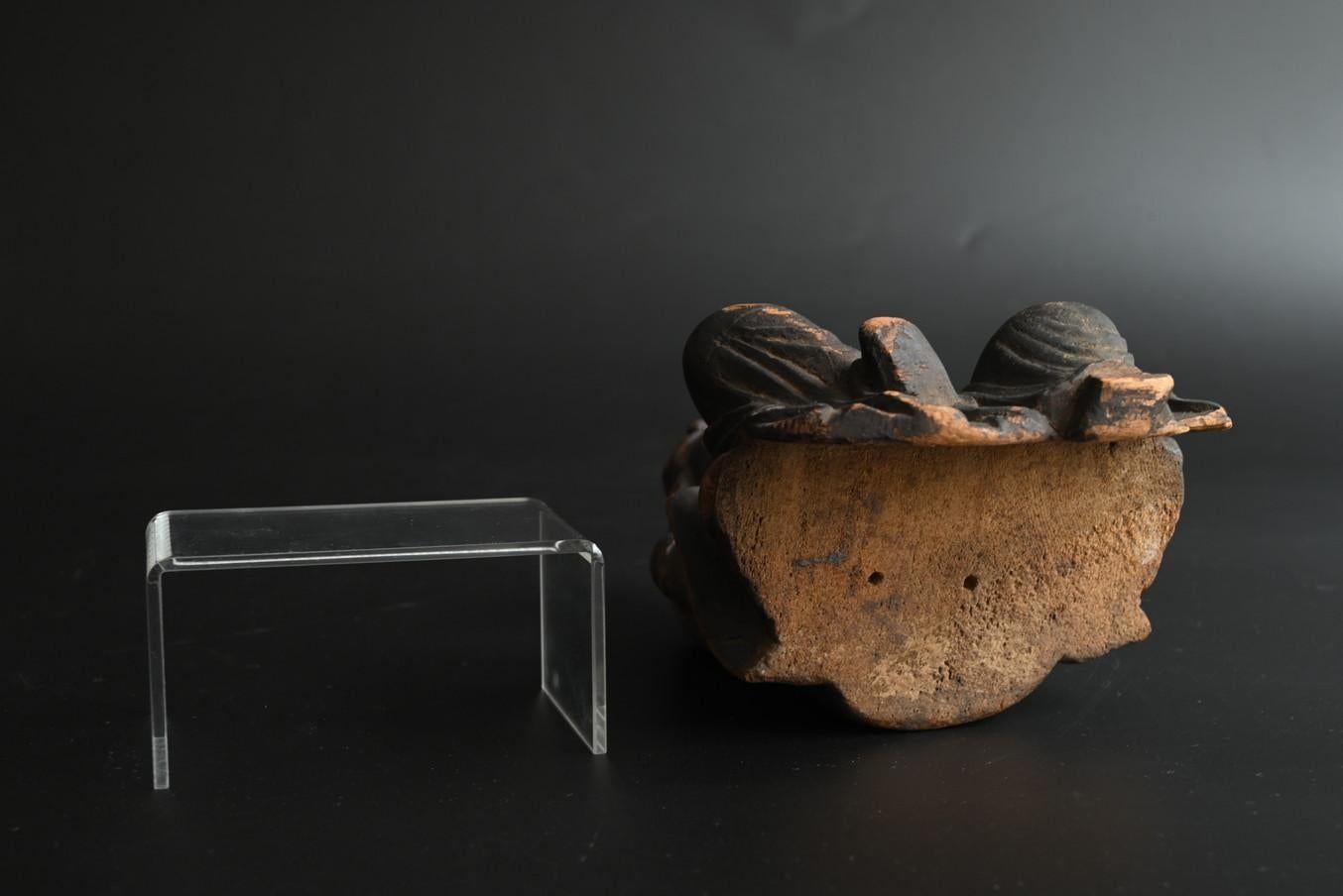 Pequeña estatua japonesa de Buda de madera con cabeza de hueso/Benzaiten/Muromachi al periodo Edo en venta 5