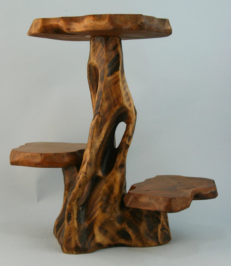 Japanese Bonsai Driftwood Plant Stand For Sale at 1stDibs