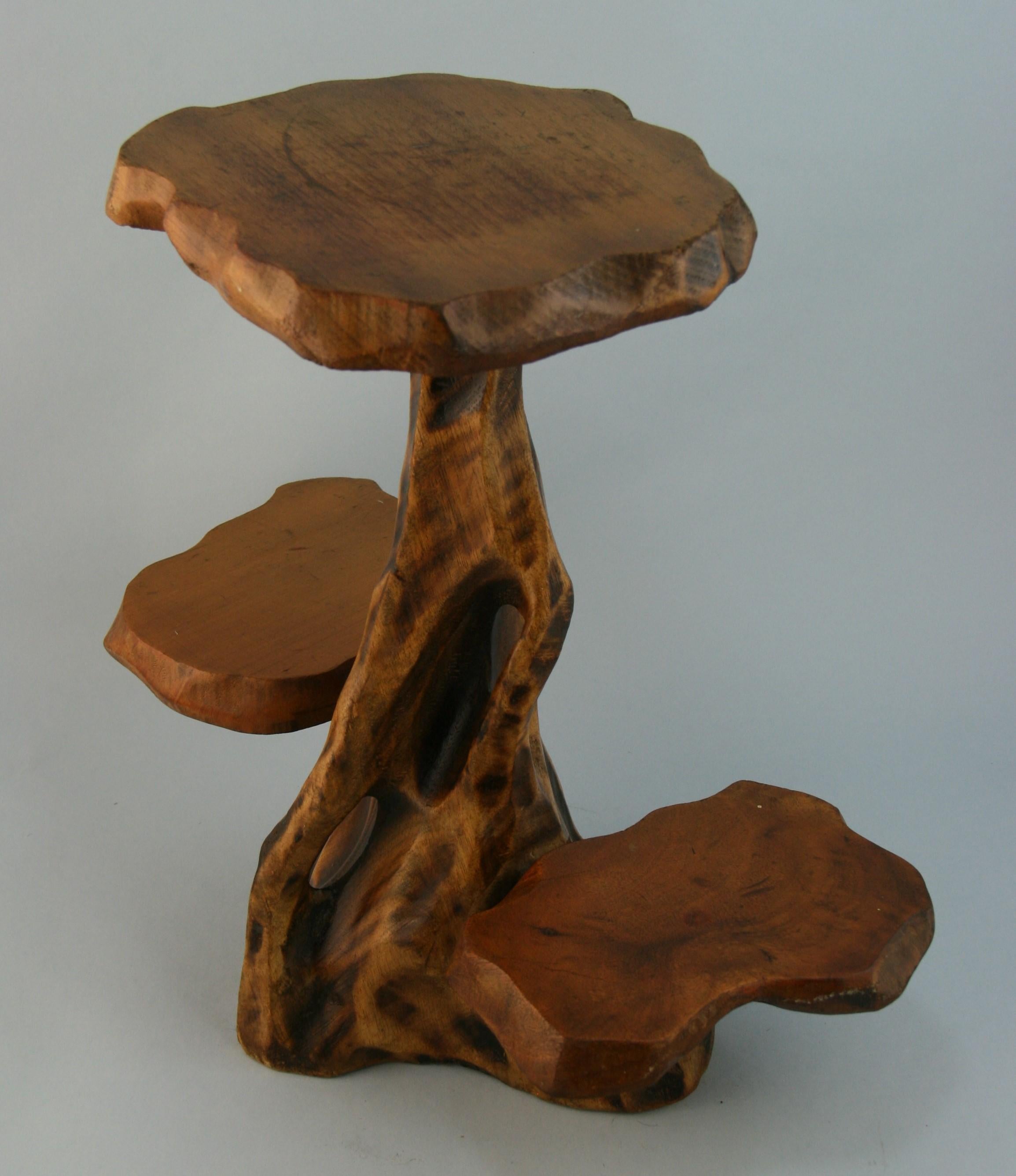 Hand-Crafted Japanese Bonsai Driftwood Plant Stand