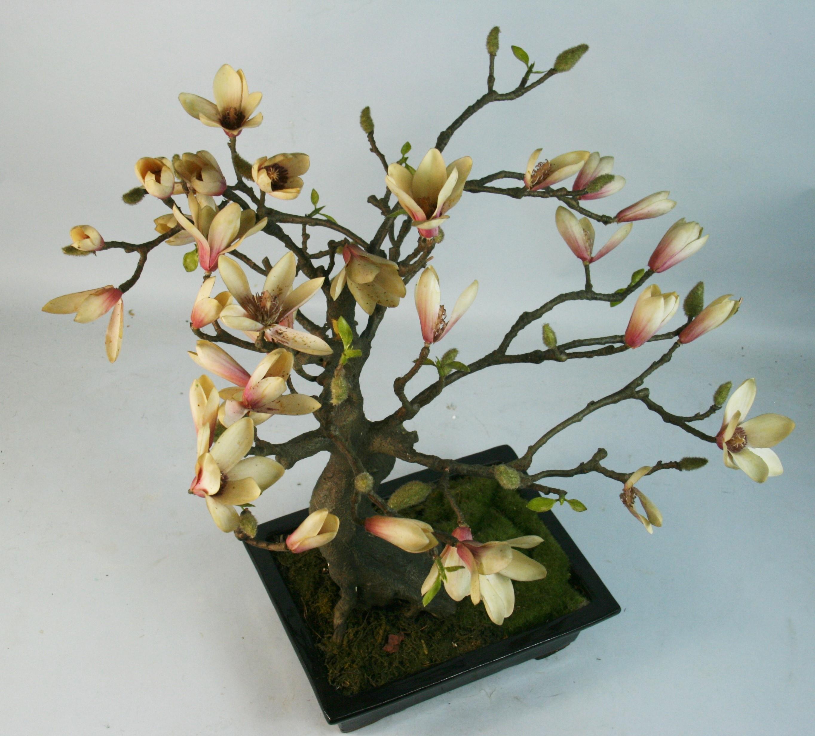 Japanische Bonsai-Blumenverzierung aus Japan im Angebot 1