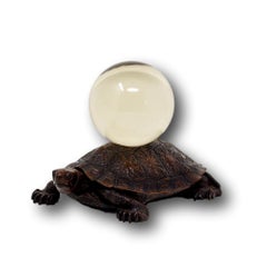 Tortuga japonesa de boj Okimono Matsuyama