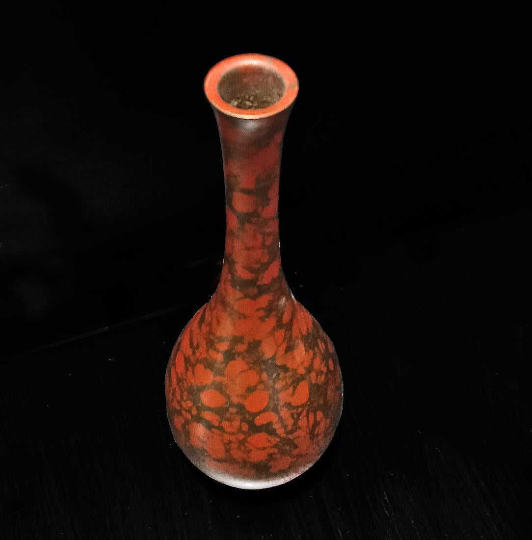 Japanische Ikebana-Vase aus Messing, frühes 20. Jahrhundert im Angebot 4