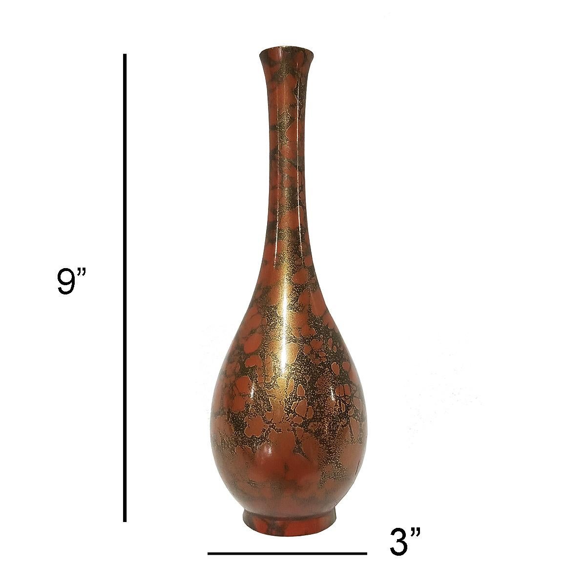 Japanische Ikebana-Vase aus Messing, frühes 20. Jahrhundert im Angebot 9