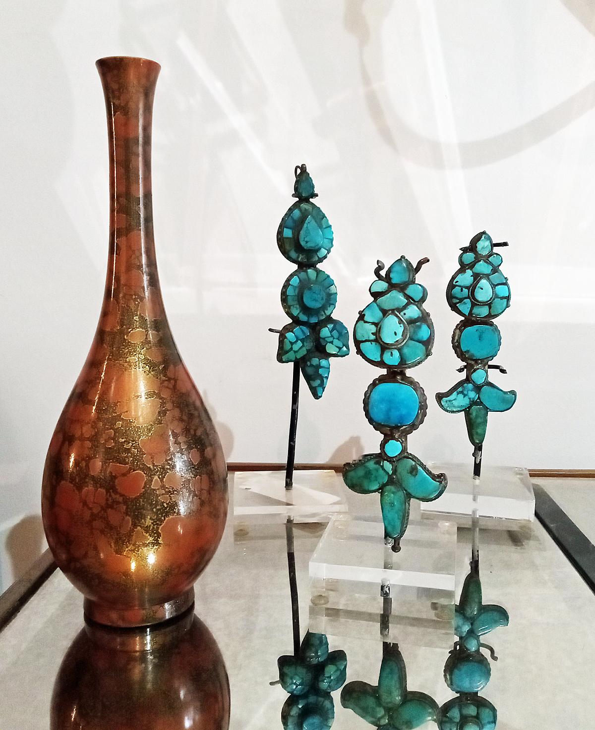 Japanische Ikebana-Vase aus Messing, frühes 20. Jahrhundert im Angebot 10