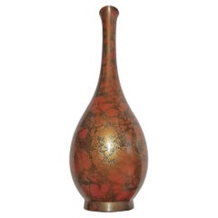 Japanese Brass Ikebana Vase, Early 20th Century