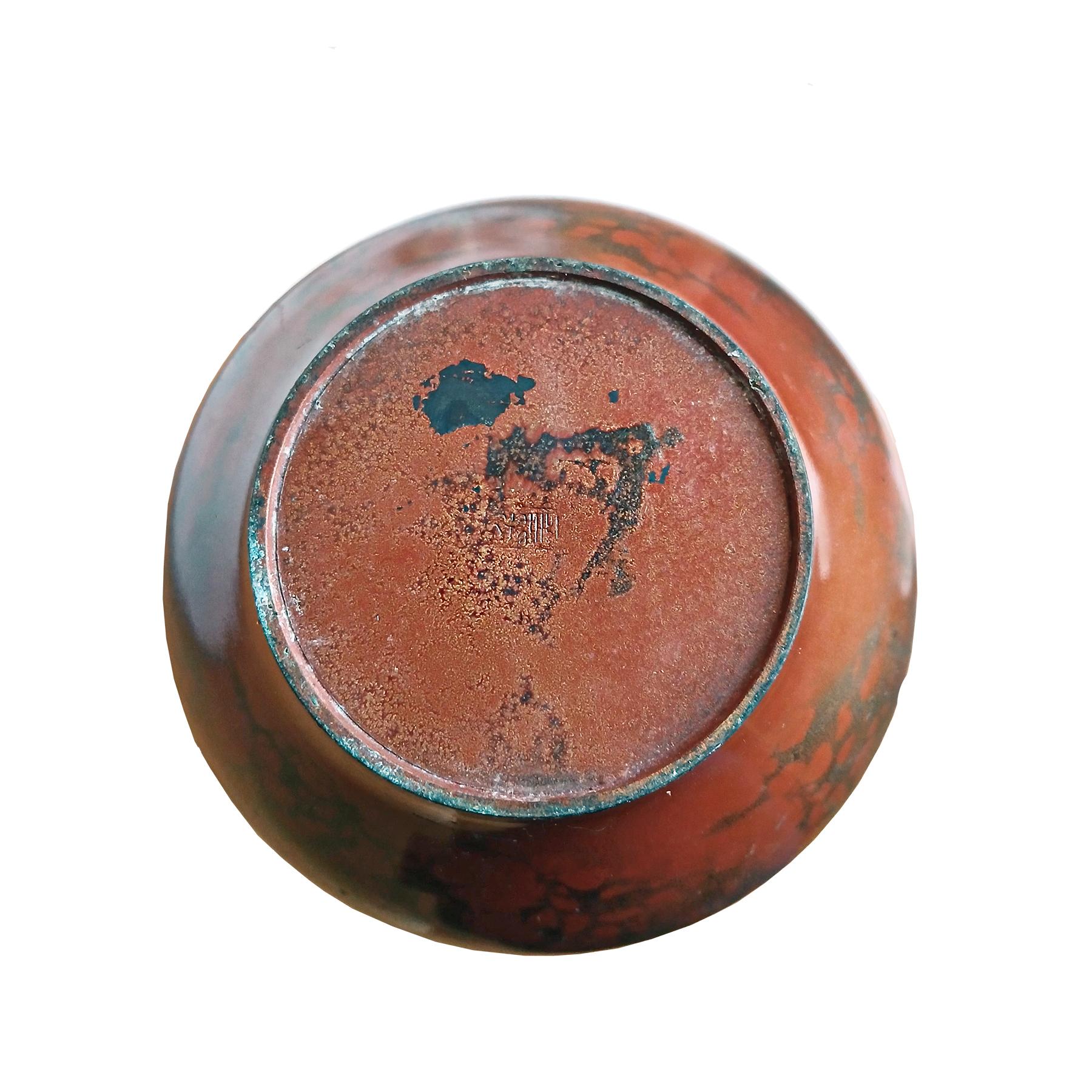 Vaso giapponese in ottone, inizio XX secolo in vendita 1