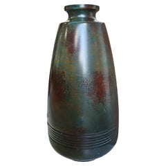 Japanese Brass Vase, Early 20th Century