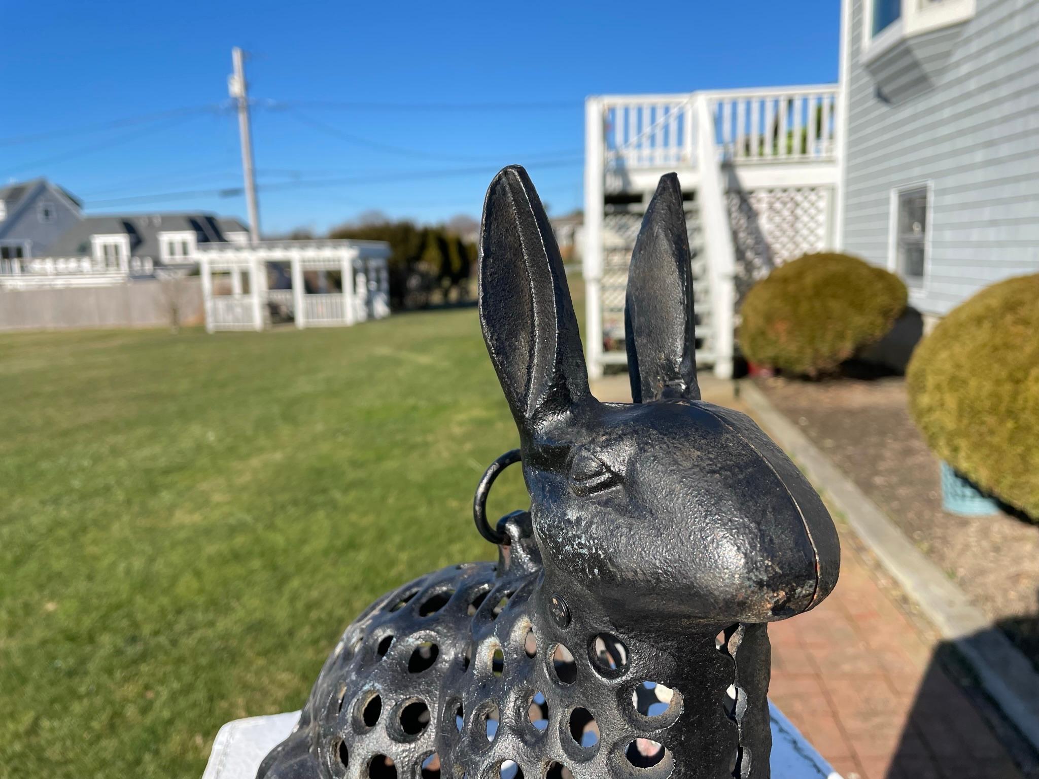 Showa Japanese Brilliant Nights Rabbit Garden Lighting Lantern
