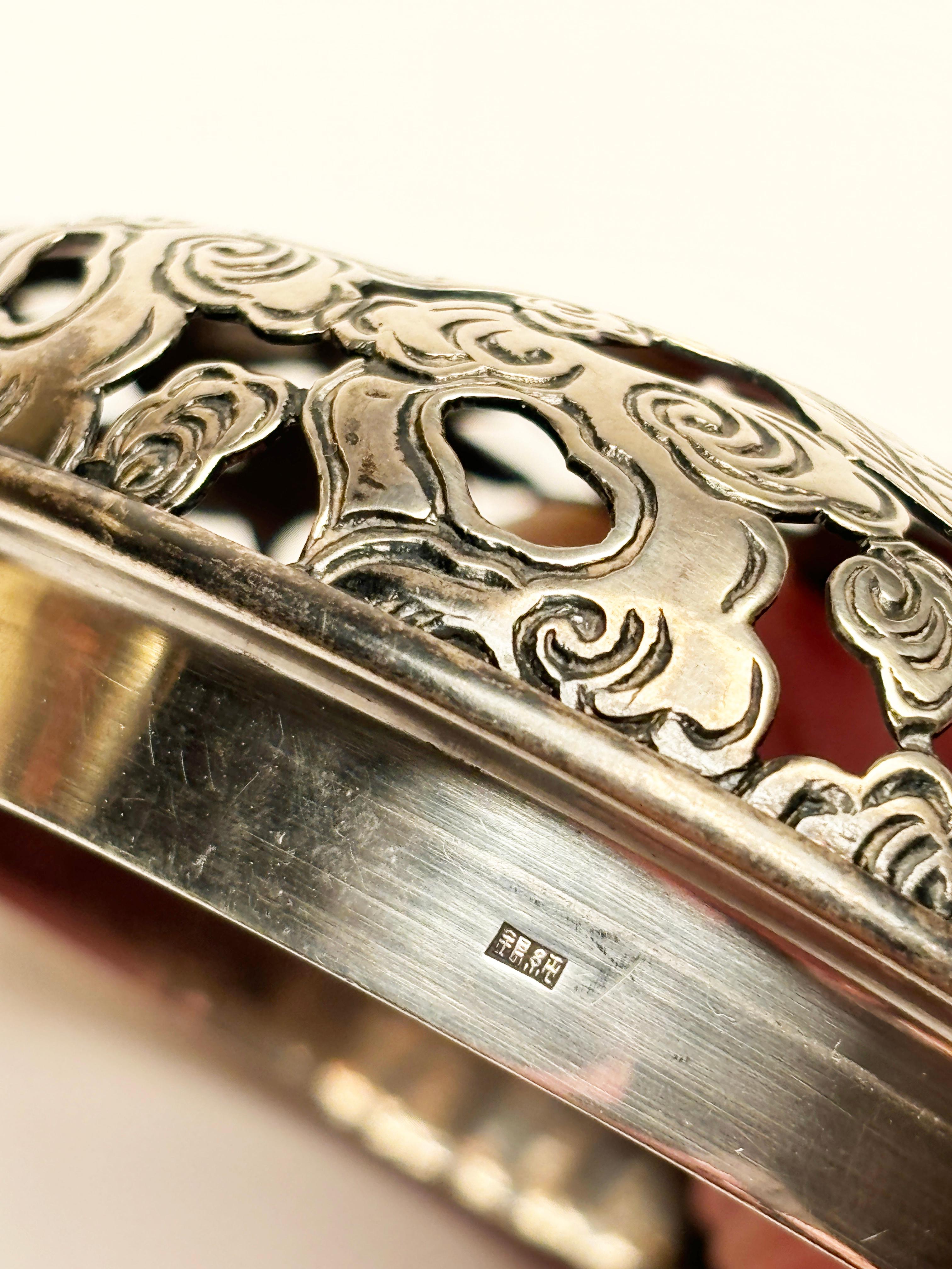 Japanese Bronze and Sterling Incense Burner from Takaoka For Sale 12