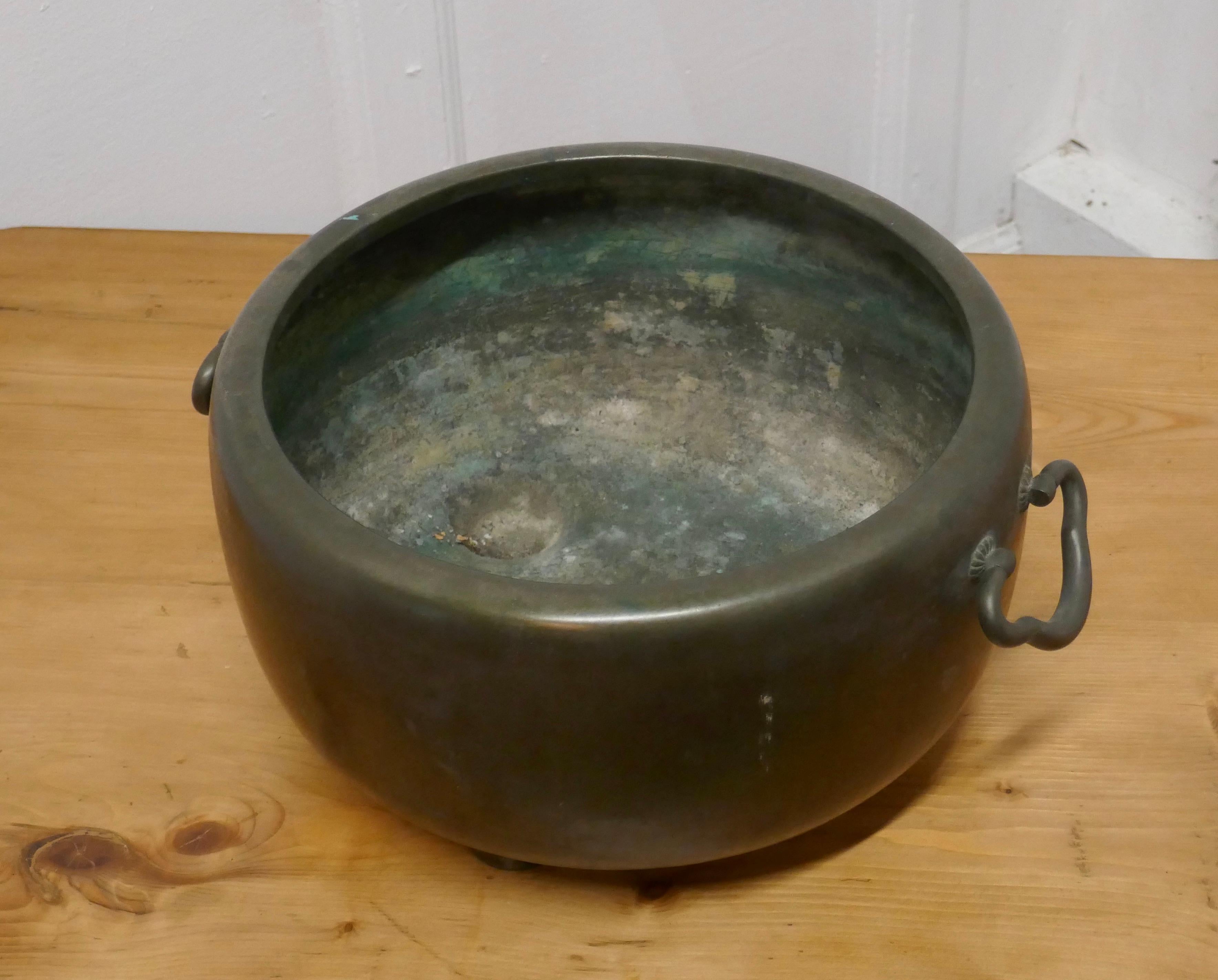 Japanese Bronze Brazier In Good Condition In Chillerton, Isle of Wight