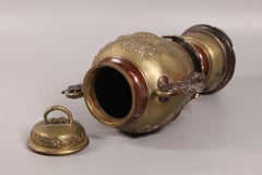 Japanese bronze cover censer, 19th c .