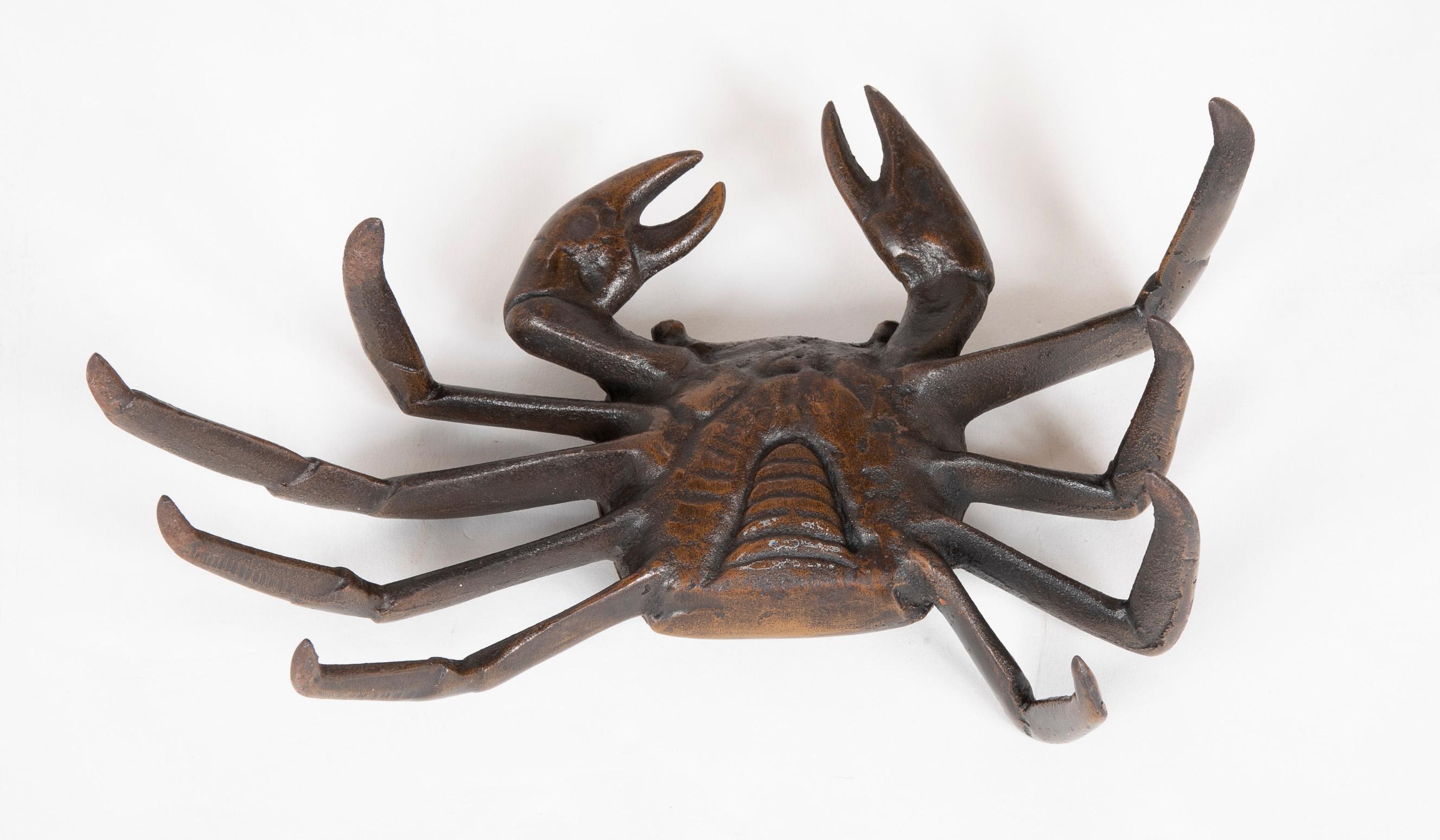 Japanese Bronze Crab Sculpture 2