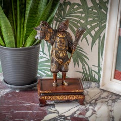 Japanese Bronze Figure by Miyao Eisuke, Meiji Period