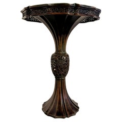 Florero japonés de bronce, Periodo Edo a Meiji, hacia 1860, Japón