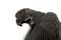 Japanese Bronze Hawk Ikebana