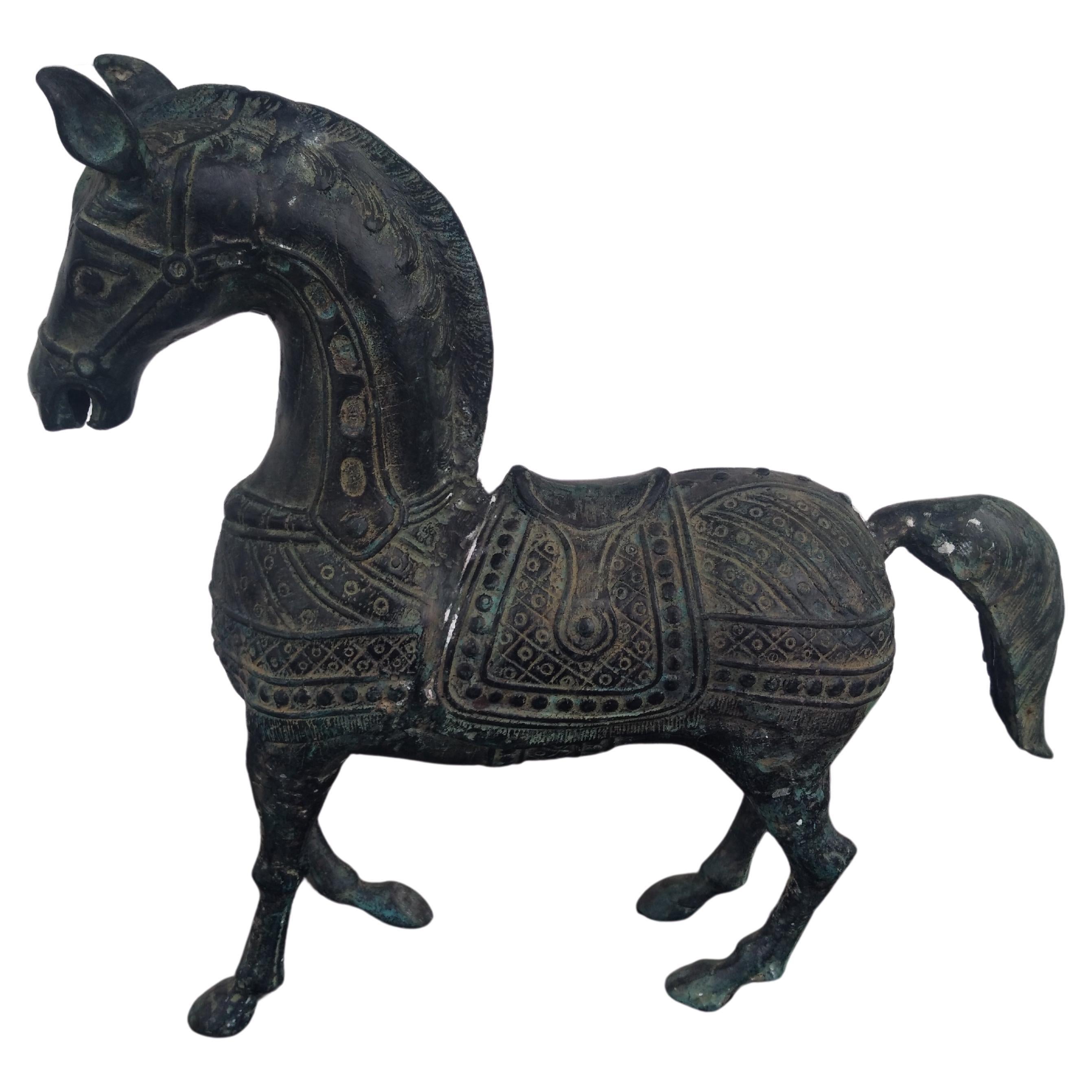 Japanese Bronze Horse sculpture