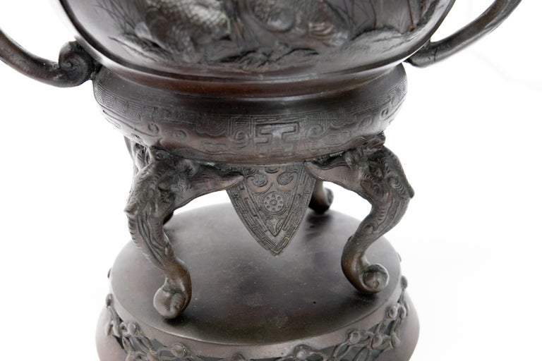 Japanese Bronze Incense Burner at 1stDibs